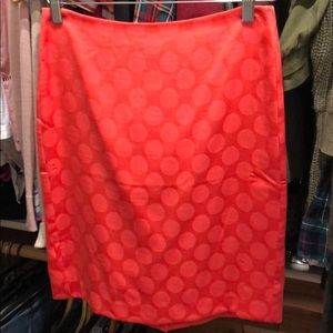 BANANA REPUBLIC SKIRT, Coral Color. Size 0